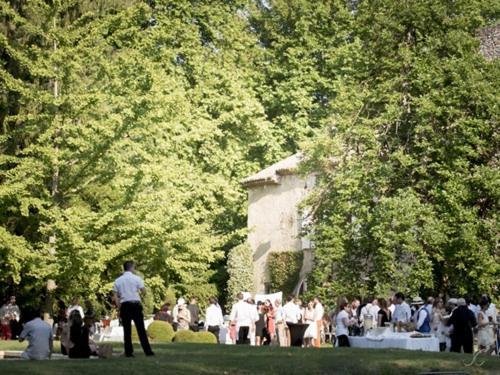 Chambres D'Hotes Chateau Beaupre Saint-Laurent-des-Arbres Luaran gambar